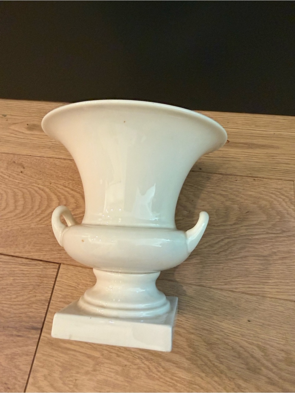 Vintage Lenox Ivory Pedestal Compote Bowl with Double Handles
